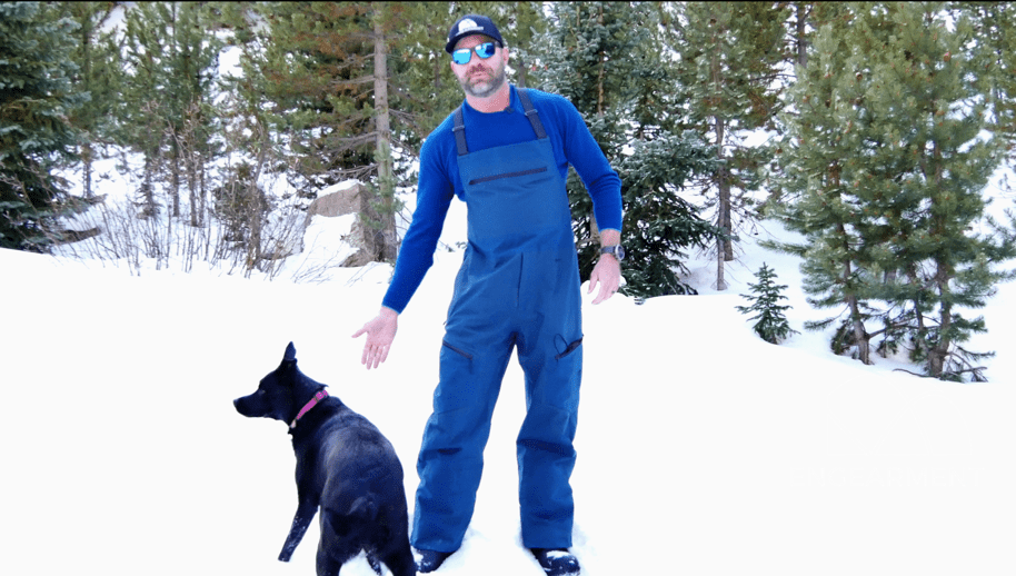 Mountain Hardwear Boundary Ridge Bibs Engearment.com Sean Sewell