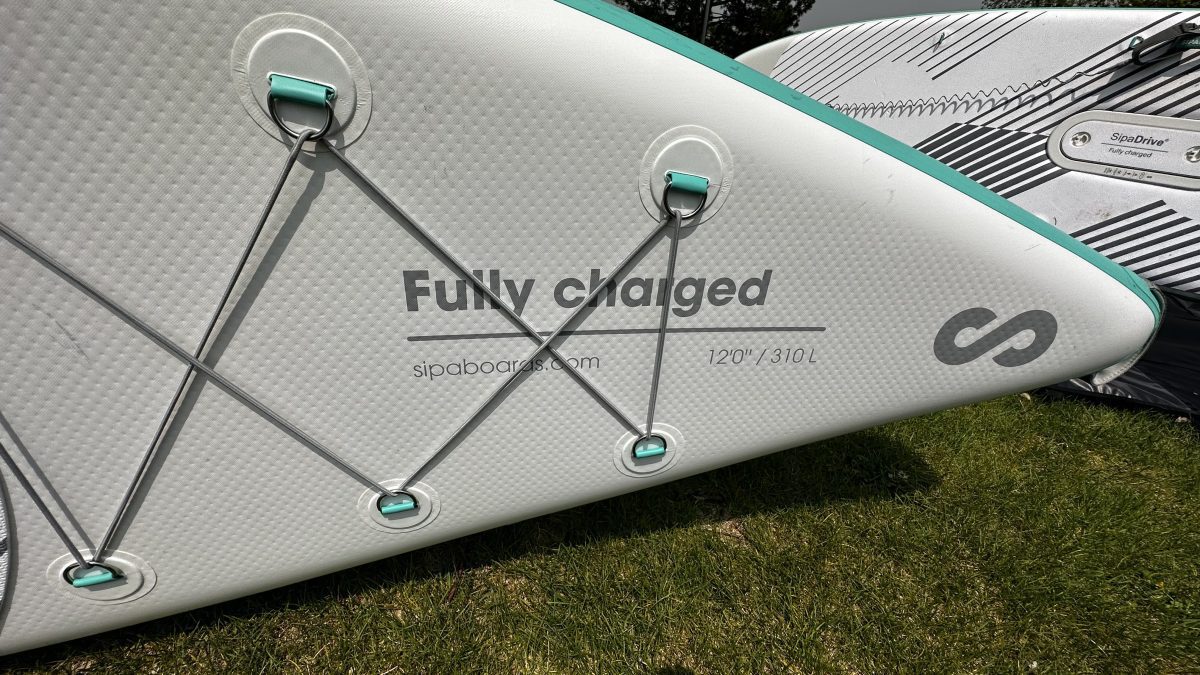 SipaBoards Drive Allrounder E-Paddle Paddleboard – First Self Inflating and Powered SUP